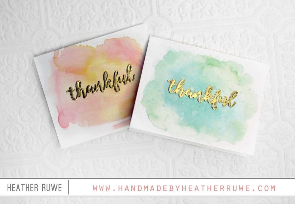 Simple Watercolor Cards You Can Make Quickly
